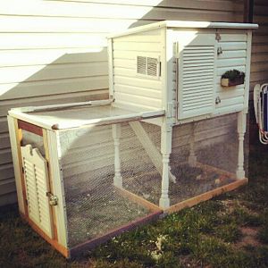 The Completed "Dog House to Coop" Coop:)