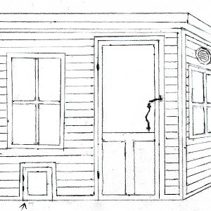 Sketchup of the coop