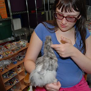 Shalandra holding Velveteen June 29th