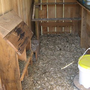 nesting boxes on the left