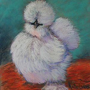 Reserve Grand Champion white silkie pullet