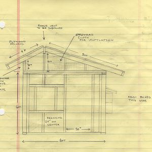 Chicken Coop Sketch