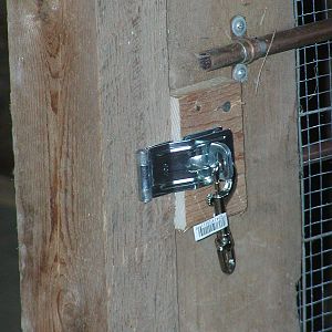 Partly finished with the 1/2" hardware cloth