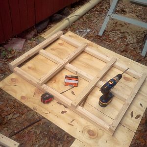 Nest Box frames made of 2x2 boards