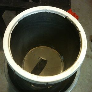 altered lid on bucket