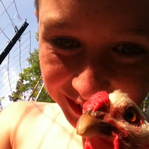 My son with his favorite girl~