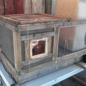 Partially finished brooder