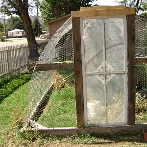 Front door is storm window