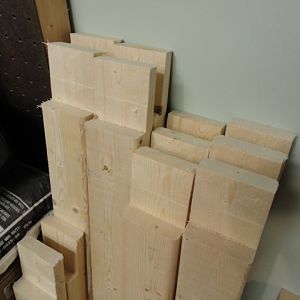 I completed all of half laps on all of the cut to length pieces.