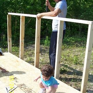 Framing up the walls