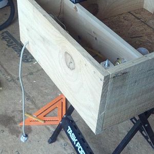 Wired cord from wiring area