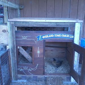 Front wall came from a stagecoach bunkbed my grandsons outgrew