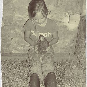 Makenah...my little farm girl - July 2012