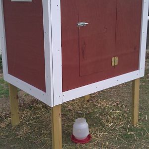 back view...access door and air vent.