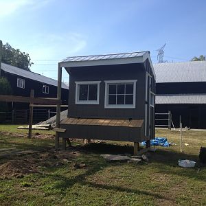 framed the windows today