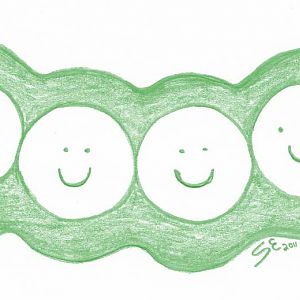 "Sweet Pea" original sketch