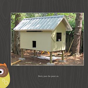 Hardware is yet to be applied, the chickens can't wait.