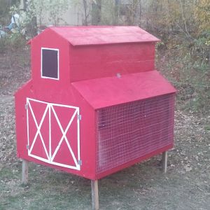 Our new chicken "barn"