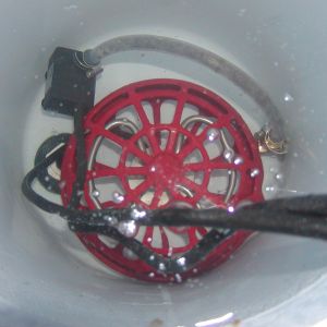 small pump and 250W stock tank heater