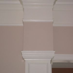 Detail of the trim above. I installed all this.