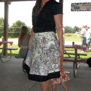 50's Me at the church picnic