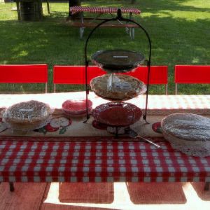 Pie Bake-Off at the church picnic