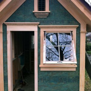 Top vent made from old shutter