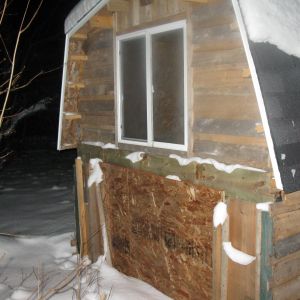 Things to do this spring:
Build back doors which access nesting boxes
Paint red & white