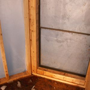 One window in dining hall