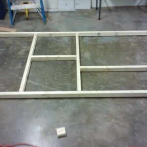 front 4x8 wall
