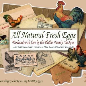 Here's my new egg carton label.