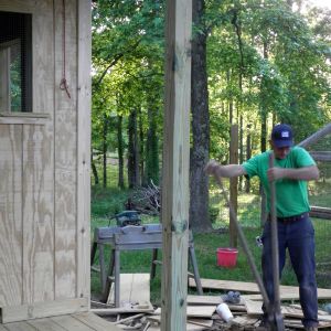 Hard work setting posts