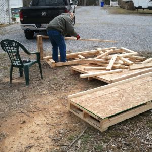 Using lumber from pallets