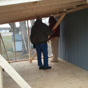 Up with roof.