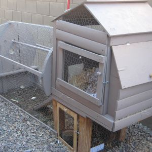 our cozy coop for three hens