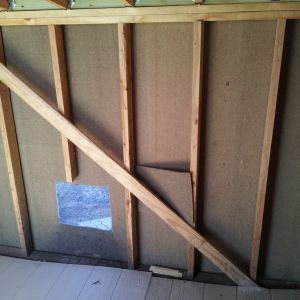 Here's the back of the coop showing the escape hatch. :-)