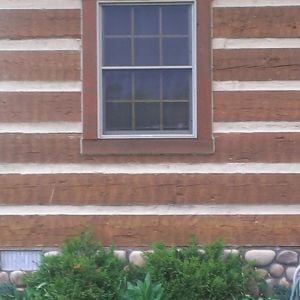A pic of my cabin-what I want the outside of my coop to look like.