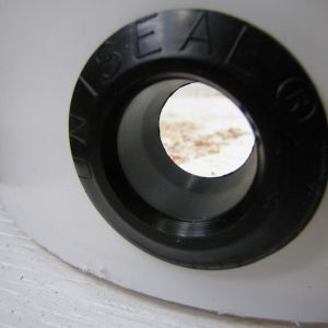 Uniseal installed in bucket