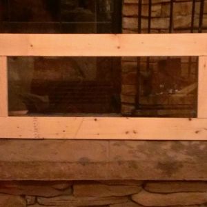 My very first window...I made the others just like it, only smaller. They all have plexy glass instead of real glass.