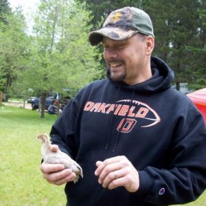 Scott & his new turkey.