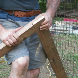 How the lap joint goes together.