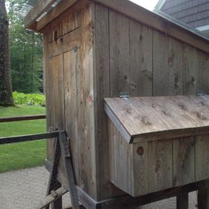 Side view - our new coop!