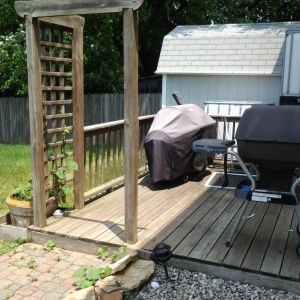 Back yard panorama for reference 6