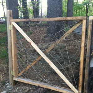 A gate I made for the run