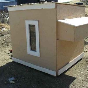This is going to be the new Bantam coop for the Japanese Buff tail and my new "LIL Silkies"
