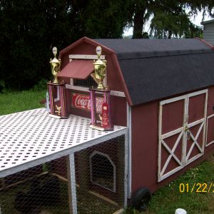 our coop and run, me & the kids made.