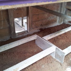 just put sand down in the coop