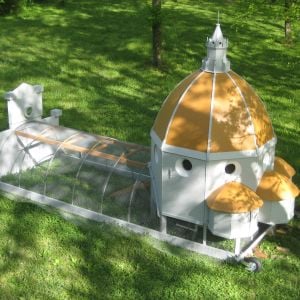 This is my chicken tractor, you can see more detail on greatestchickentractor.com
