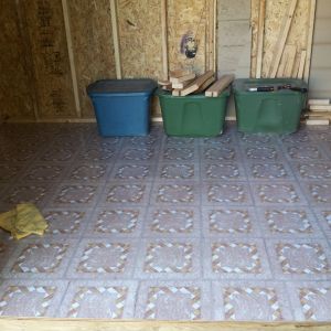 New floor down