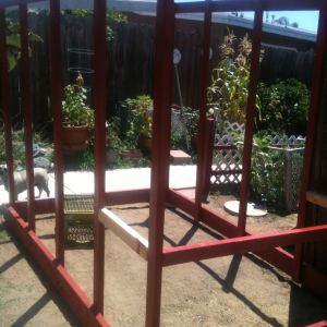 Frame is up